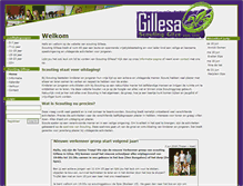 Tablet Screenshot of gillesa.nl